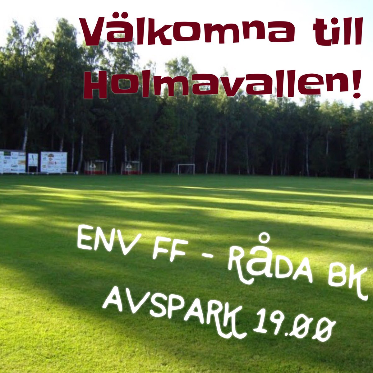 ENVFF_'s tweet photo. Inled midsommarhelgen med derby! Varmt välkomna⚽️ #envff https://t.co/kuJx8llO2Z