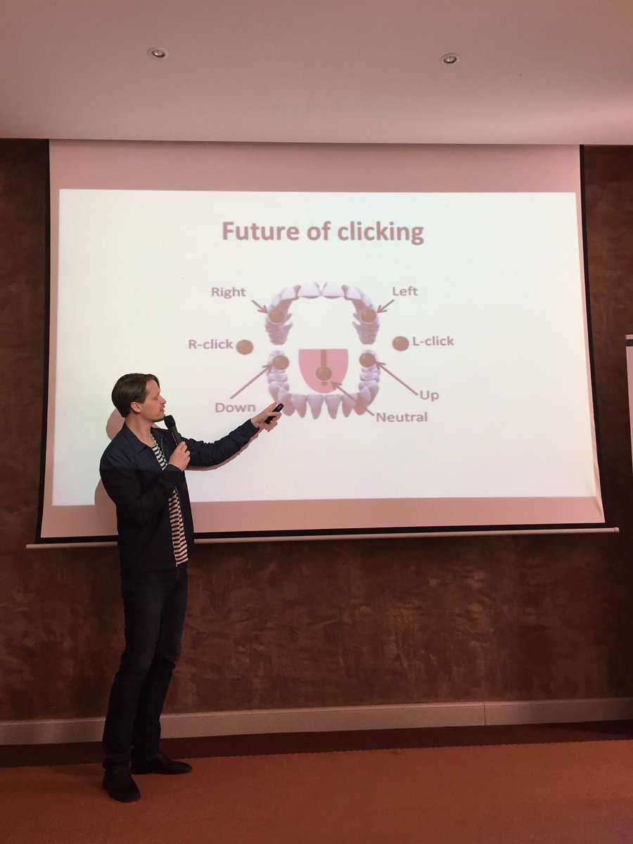 APellaupessy's tweet photo. 'Future of clicking (with your mouth and tongue)' by @hsjob @ImproveDigital #IDCannes16 @Cannes_Lions https://t.co/vBTED9w3kh