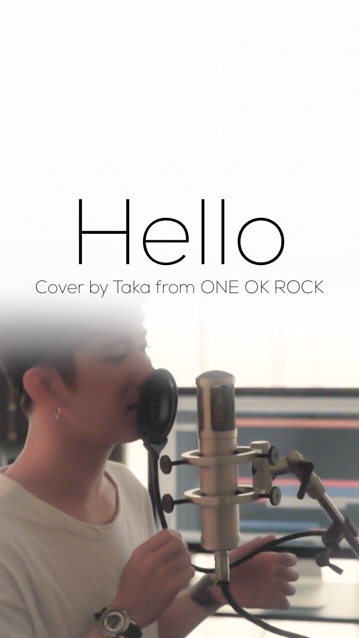 J Oor Adele Hello Cover By Taka From One Ok Rock 壁紙作ってみました よかったら保存して使ってくださいね Rtもよろしくお願いします T Co Thsbrb8uxk Twitter