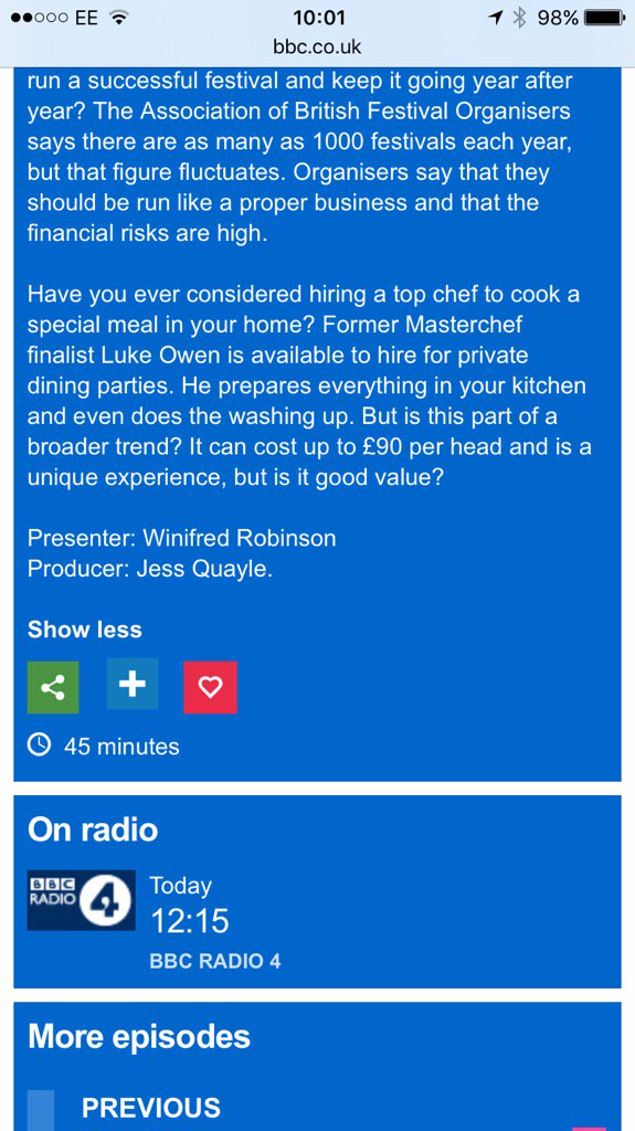 MasterChef_Luke's tweet image. So, today is a very important day. 

That's right, I'm on radio 4 😜

In other news, vote remain.