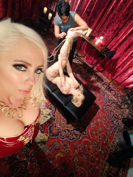 I was dommed today by the stunning @MissLoreleiLee for @WhippedAssSite That's @iamfivestar tying me up<a class="tags" href="/tag/missloreleilee">@missloreleilee</a><a href="/tag/onmfc"class="tags"><span>#onmfc</span></a>