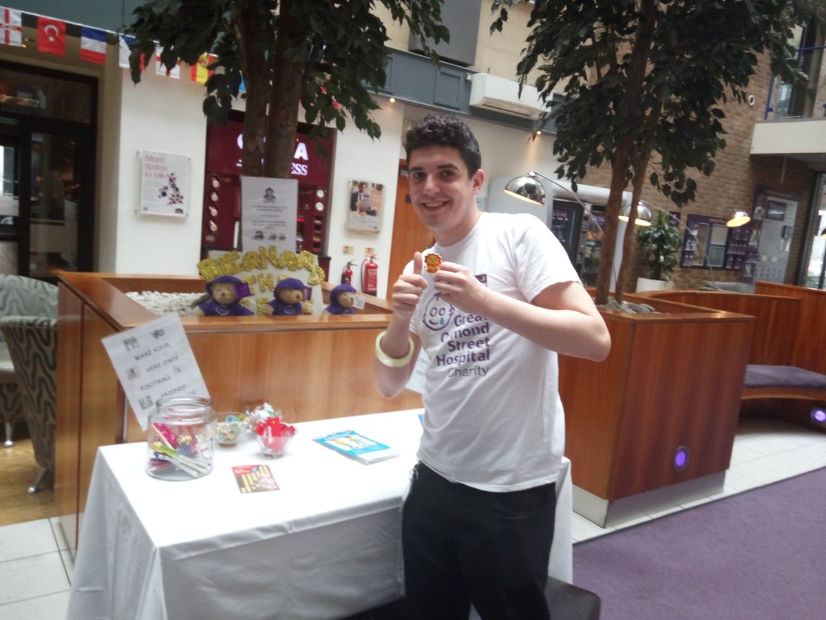 Premier Inn King's Cross having fun raising money for GOSH during Euro 2016. <a href="/placemadebyyou/">A Place Made By You</a>  <a href="/SDEBDD/">simon ewins</a> <a href="/RikkiQuinlan/">RQPI</a>