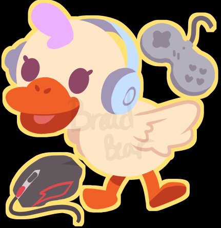 BreadBearArt's tweet photo. Thanks to my sister lending me her tiny tablet I was able to draw some stickers <3 https://t.co/cPZpGvZbL1