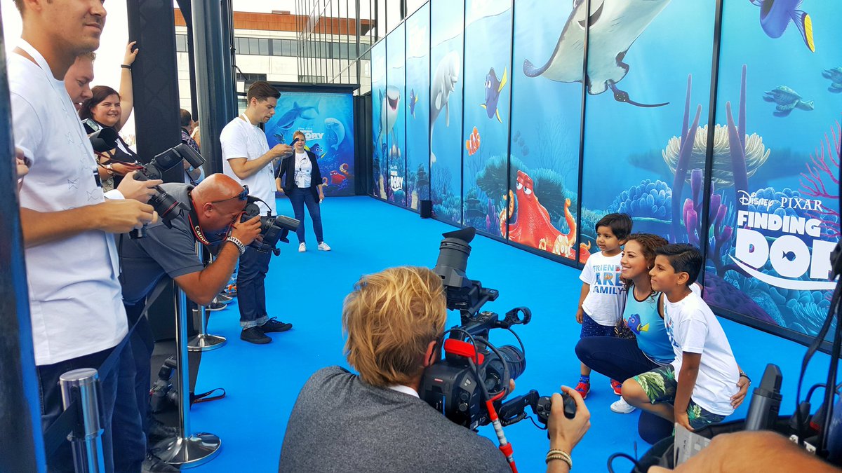 EnterpriseMTV's tweet photo. Yesterday we filmed the première of #FindingDory for @DisneyNL #video #contentmarketing #videomarketing #Disney https://t.co/EyxahKquX1