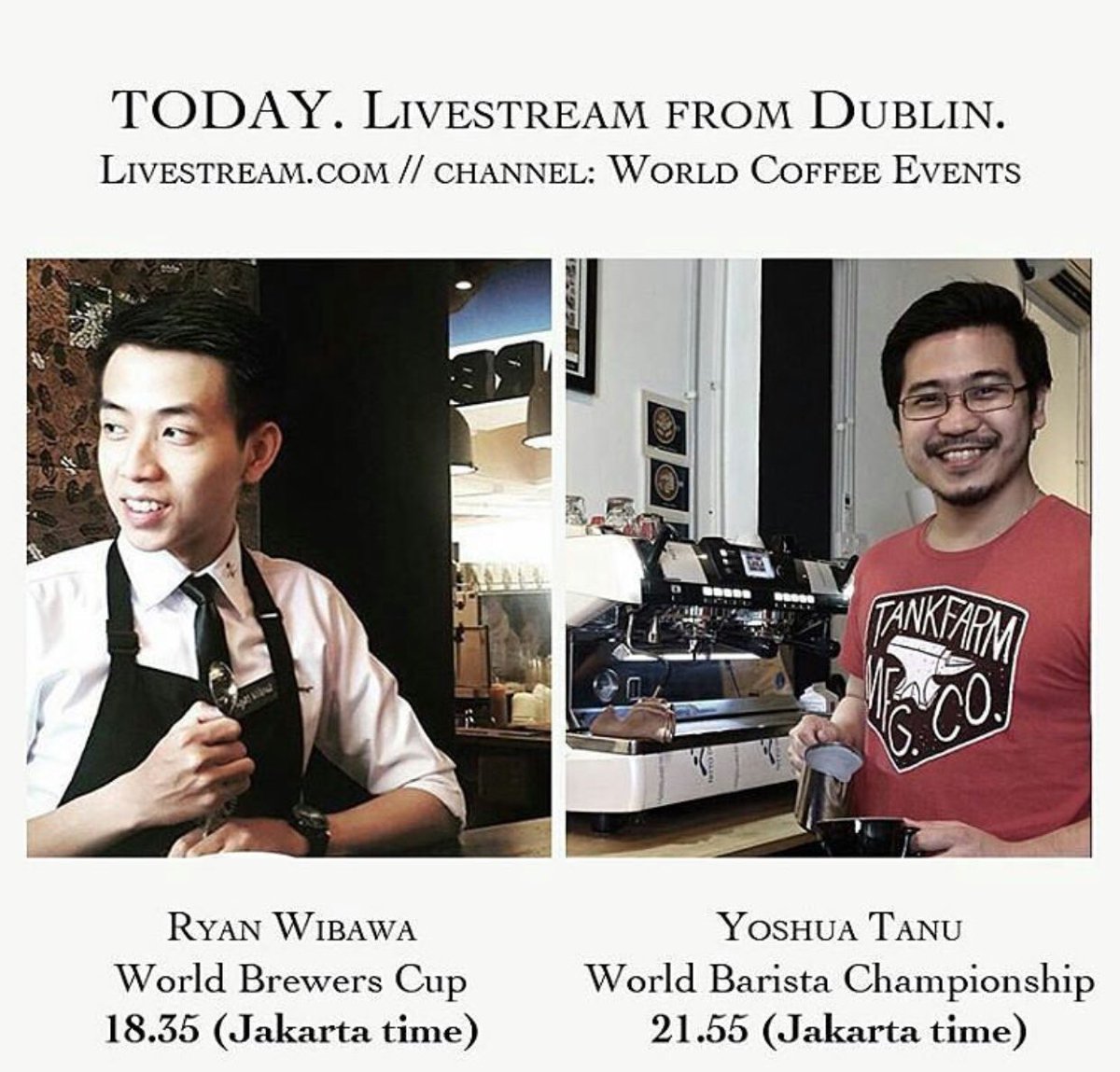 Support our baristas &amp; watch them live stream bit.ly/28IUmhE #WBC2016 #WBrC2016 #WAC2016 #CoffeeIsIndonesia