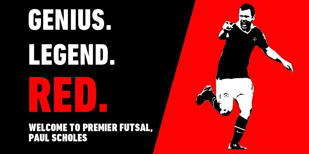 Wright_Simon's tweet photo. Yes Paul Scholes is going to be playing futsal in India! @PremierFutsalHQ https://t.co/aIdNgxpY7Z