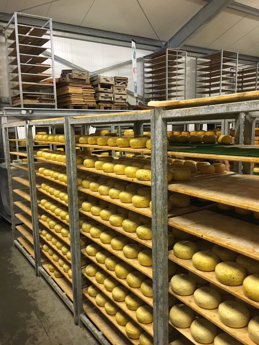 umndairyext's tweet photo. Great farm tours at #pdf2016 yesterday. This farm uses AMS and makes great tasting cheese!@DairyRobot https://t.co/ItGCjmX1DL