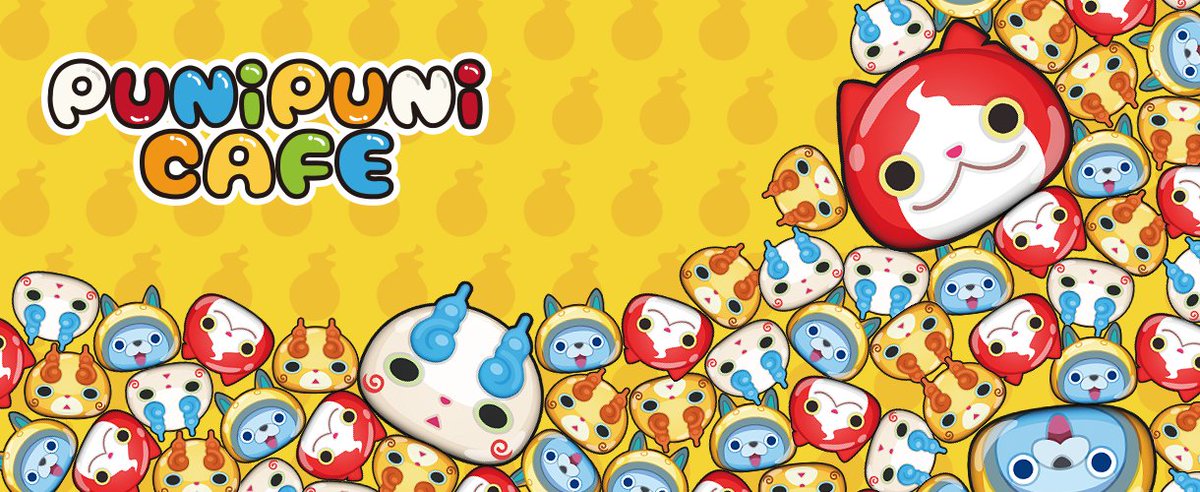 Otakujp Anime Video Game Yo Kai Watch Punipuni Cafe In Tokyo Fukuoka 東京 福岡 Yokaiwatch T Co Ncbupnganp
