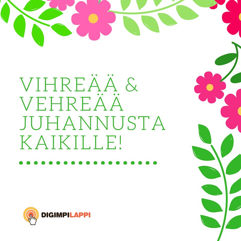 DigimpiLappi's tweet photo. #aurinkoistajuhannusta #DigimpiLappi https://t.co/2FlAWzatZi