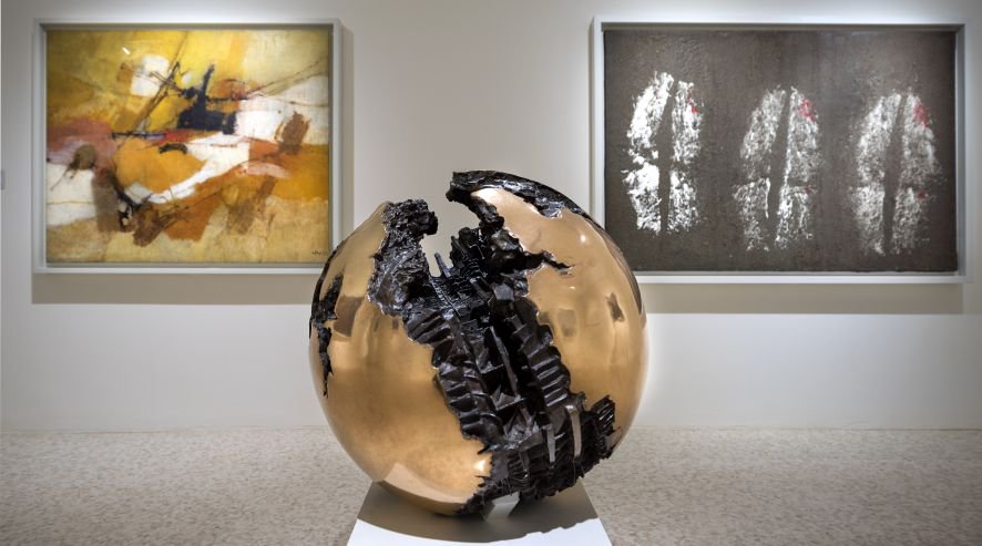 GuggenheimPGC's tweet photo. Happy B'Day to the Italian artist #ArnaldoPomodoro well-known
for his "spheres" https://t.co/HOgZ9Q1TZC https://t.co/xTmPTHYphJ