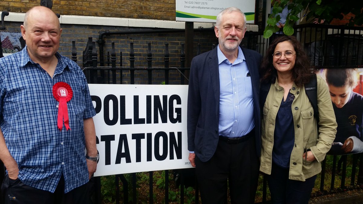 jeremycorbyn's tweet image. I've just voted to Remain. The EU provides the best framework to meet the challenges of our time #LabourInForBritain