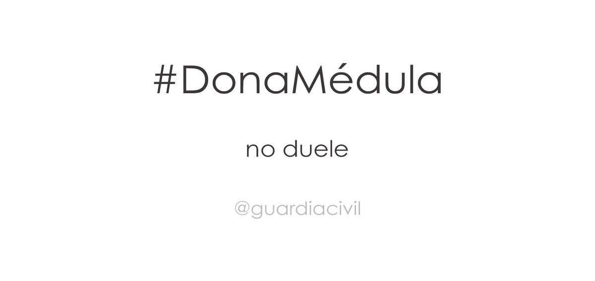 guardiacivil's tweet photo. #DonaMédula ➡ "no duele"
Este hastag seguramente no sea trending topic, ¿o sí?
Venga, da RT y a ver dónde llegamos https://t.co/K7W1ul5QIL