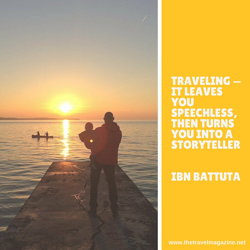 "Traveling - it leaves you speechless, then turns you into a storyteller." 😍🤓 Yes, that's us!! #TravelQuotes