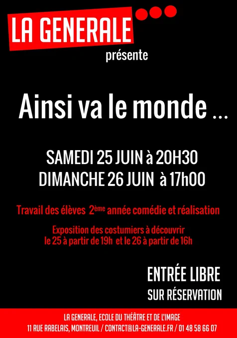 Image from Ecole LA GENERALE (@LaGenerale_)