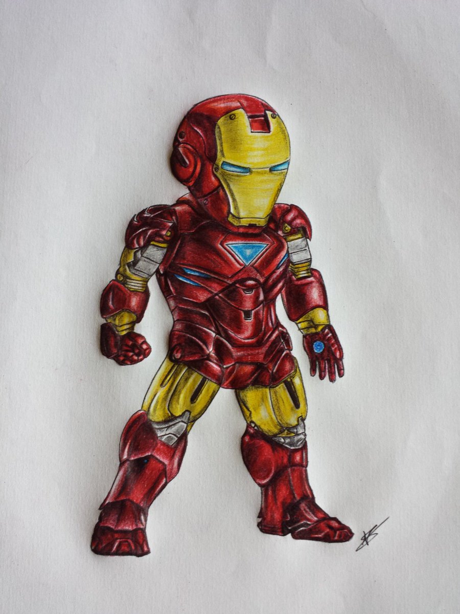N Draw Mini Iron Man Draw Dessin Drawing Ironman Tonystark Stark Mini Colors Avengers Robots Armure Armor