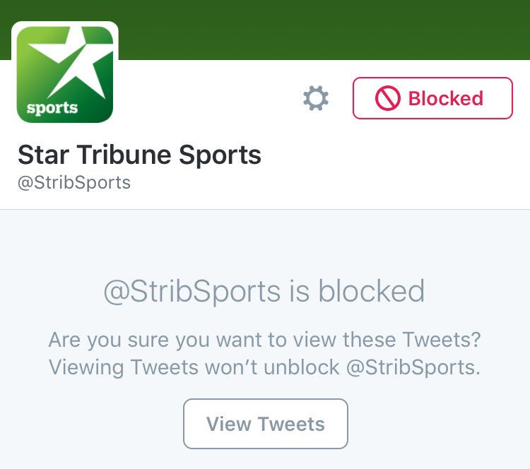 GoldytheGopher's tweet photo. .@StribSports I always thought your logo was green because you liked the color, but now it makes sense #StopStrib https://t.co/93HegX27dV