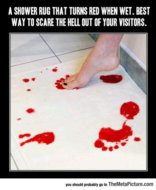 #IsItWrongToLaughIf I put this in my bathroom to freak folks out???
#horror
