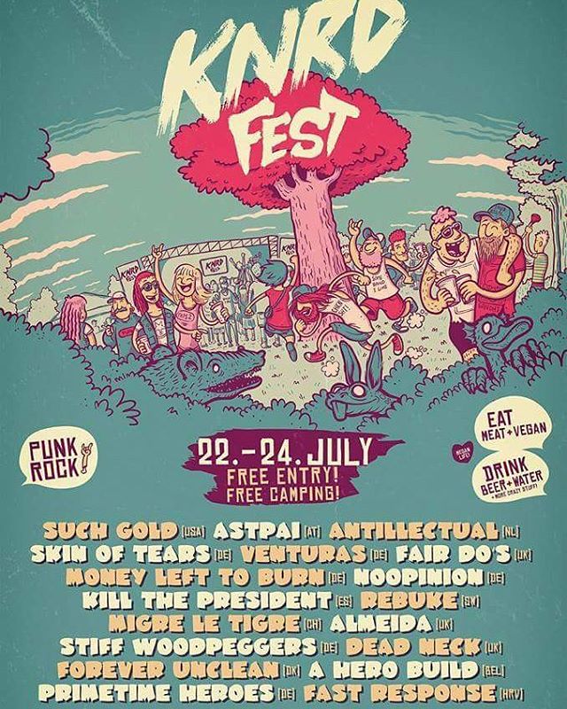 antillectual's tweet photo. 2nd upcoming show: #KNRDFest @ Nürnberg!
Amazing #free #festival w/ @SuchGold, @astpai, @noopinion_ @rebukepunks https://t.co/gM0KOCNZG3