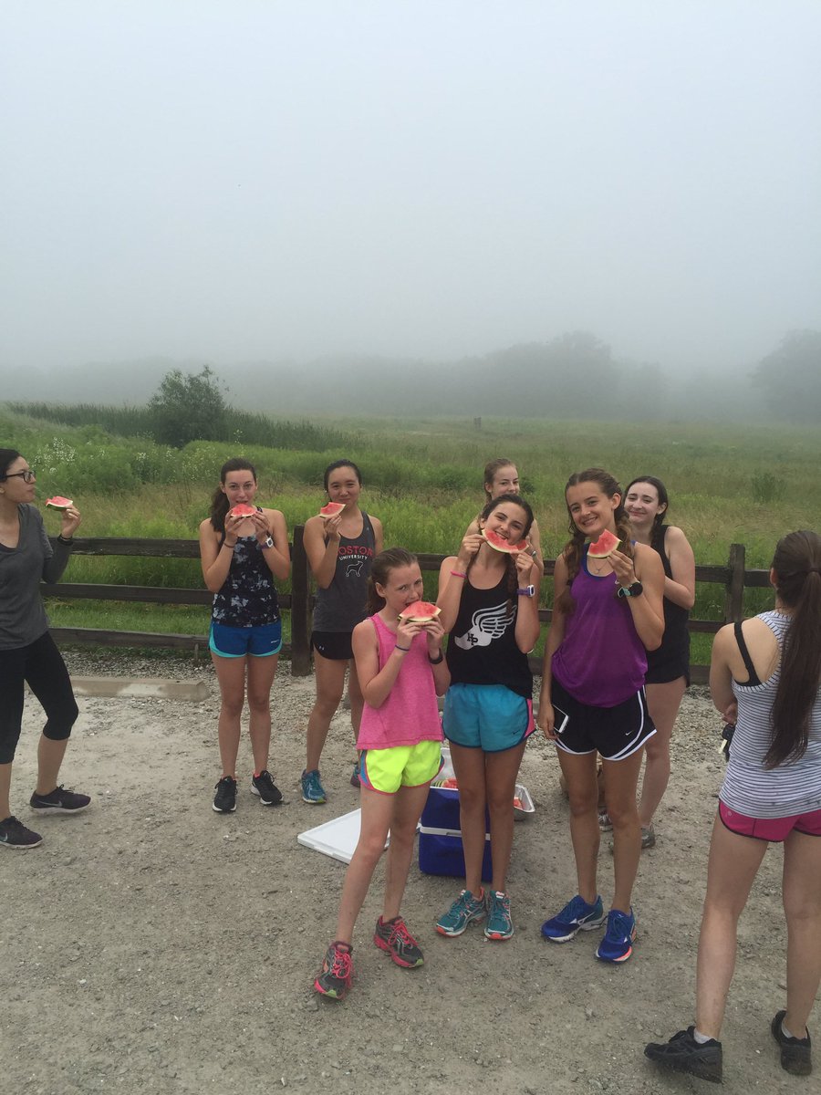 Can't beat summer running at the Fort w/ ETHS &amp; DF. Thankfully we didn't lose anyone in the fog.
