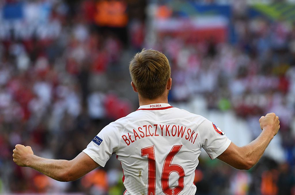 UEFAEURO's tweet photo. Poland have never lost when Jakub Błaszczykowski has scored. 💪 #POL #EURO2016 https://t.co/985rjqpi4n