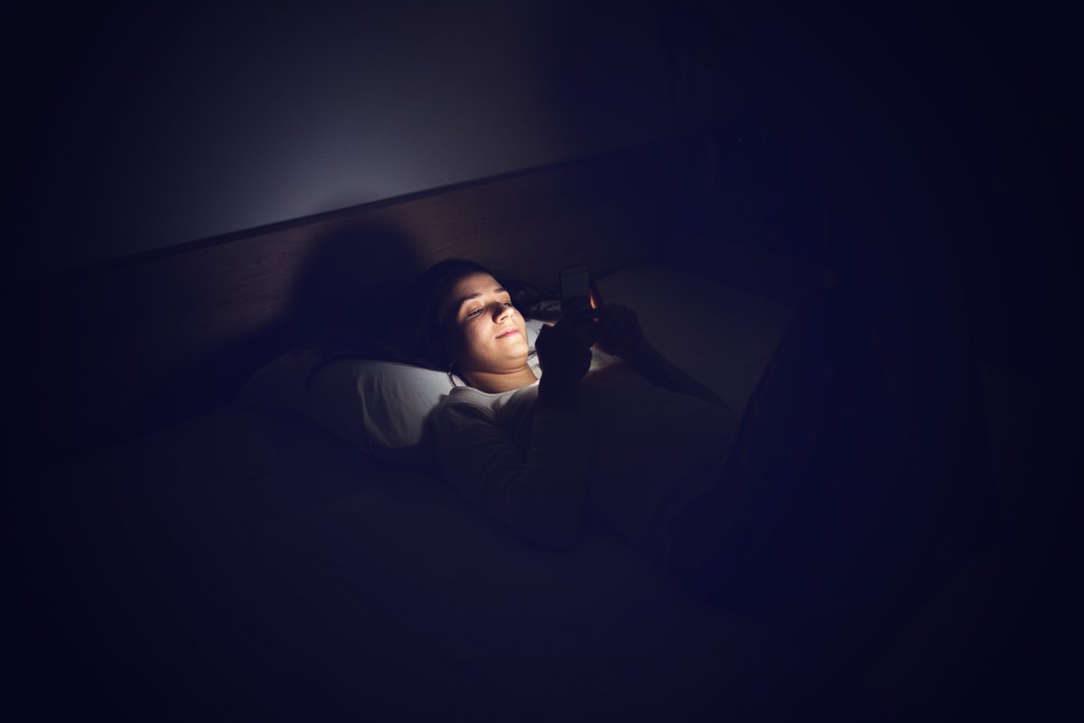 Image result for Using a smart phone in the dark can lead to blindness.