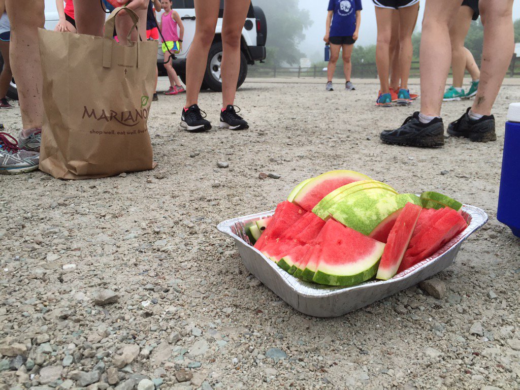 6:30AM + Deerfield, Highland Park, &amp; Evanston Girls #XC + Workout + Watermelon &amp; Popsicles = 4 Year CSL Tradition!