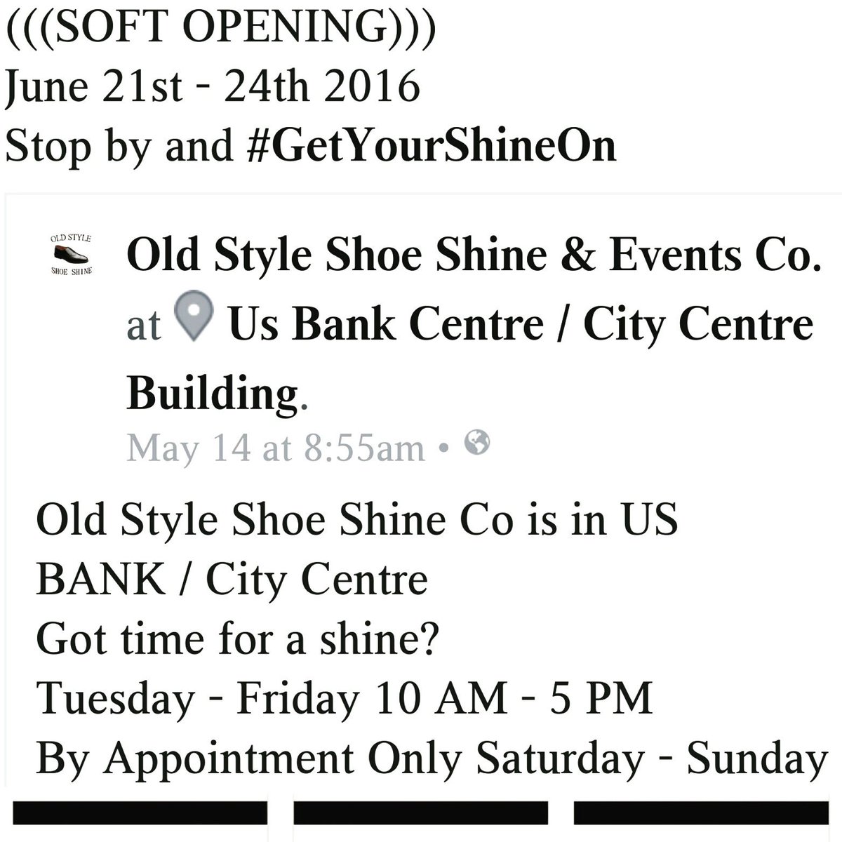 Oldstyleshine's tweet photo. Got time for a shine? #BringingStyleBackToSeattle @BUTCHBLUM @nordstrom_rack @WestinSeattle @SeattleMarriott @YPofS https://t.co/Kw52zxGIob