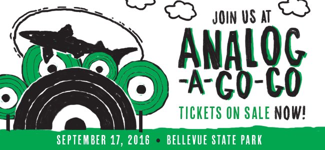 alanweeth's tweet photo. It's almost payday...so get your tix to #AnalogAGoGo! Bands, beers, food, and art! https://t.co/NdE9hqFrY5 https://t.co/S61lnc4mMa