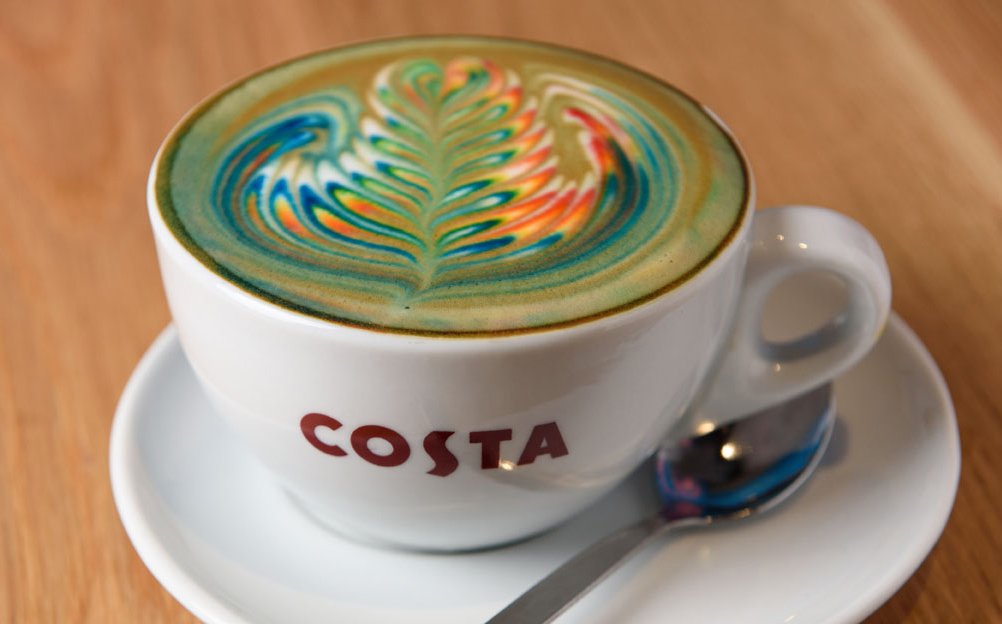 C_Calatorilor's tweet photo. @wearefest @CostaCoffee @Bethan__ read about this and more @FoodBev and check out this pic! Excited! #pridecoffee https://t.co/WN46xLt5RX