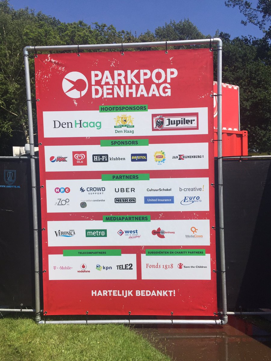 Jullie begrijpen dat er zonder deze partners zondag geen <a href="/parkpop/">Parkpop</a> is