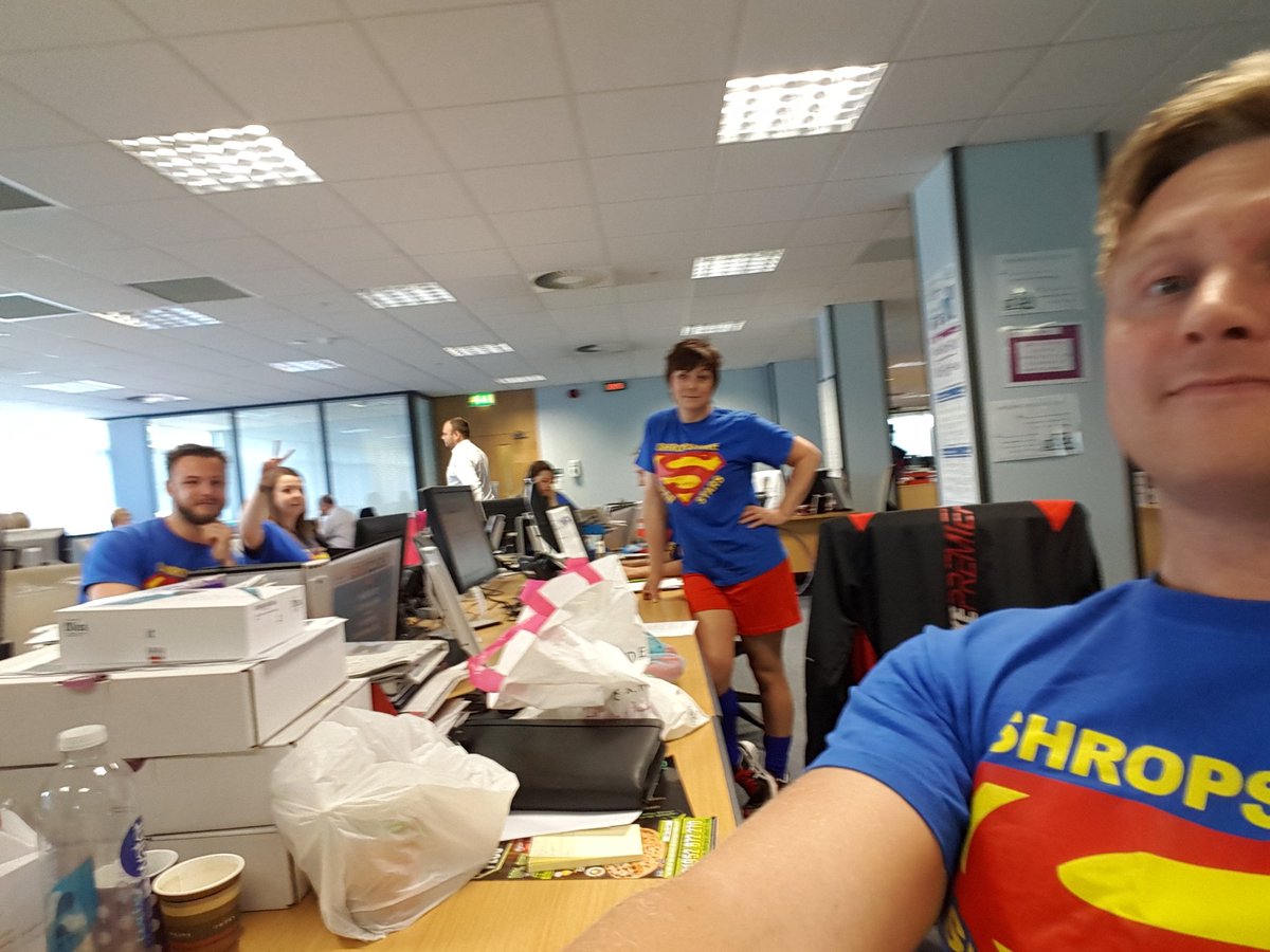 It's sports day today in the <a href="/ShropshireStar/">Shropshire Star</a> office in Ketley!