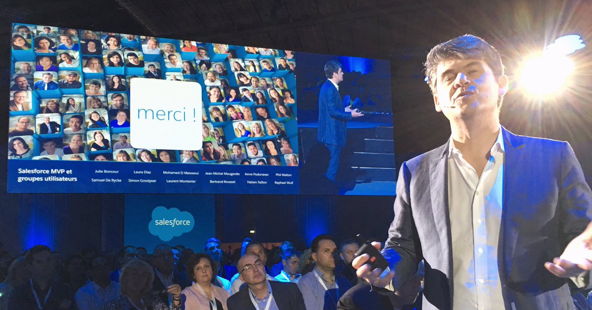 jmmougeolle's tweet photo. Thank you @SFDCAlex for this great shoutout for MVps and UG leaders in France #SalesforceTour Paris - @SalesforceFR https://t.co/QOEqNBapeO