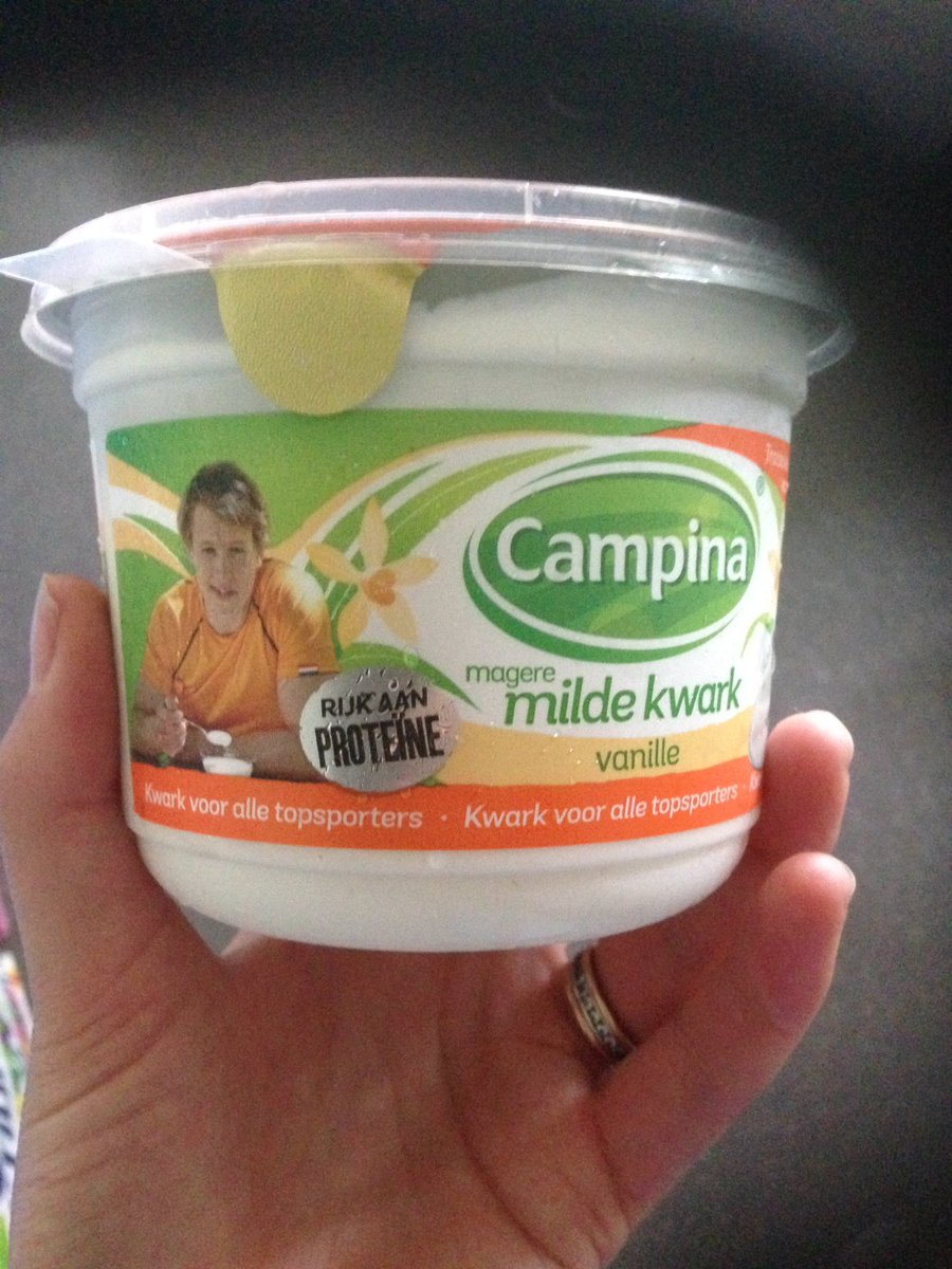 two2rio's tweet photo. Ook wij eten @FrieslndCampina   met een vleugje vanille en rijk aan eiwit! #TeamNL @TeamNLtweets #recoveryfood https://t.co/M2AXotS2ci