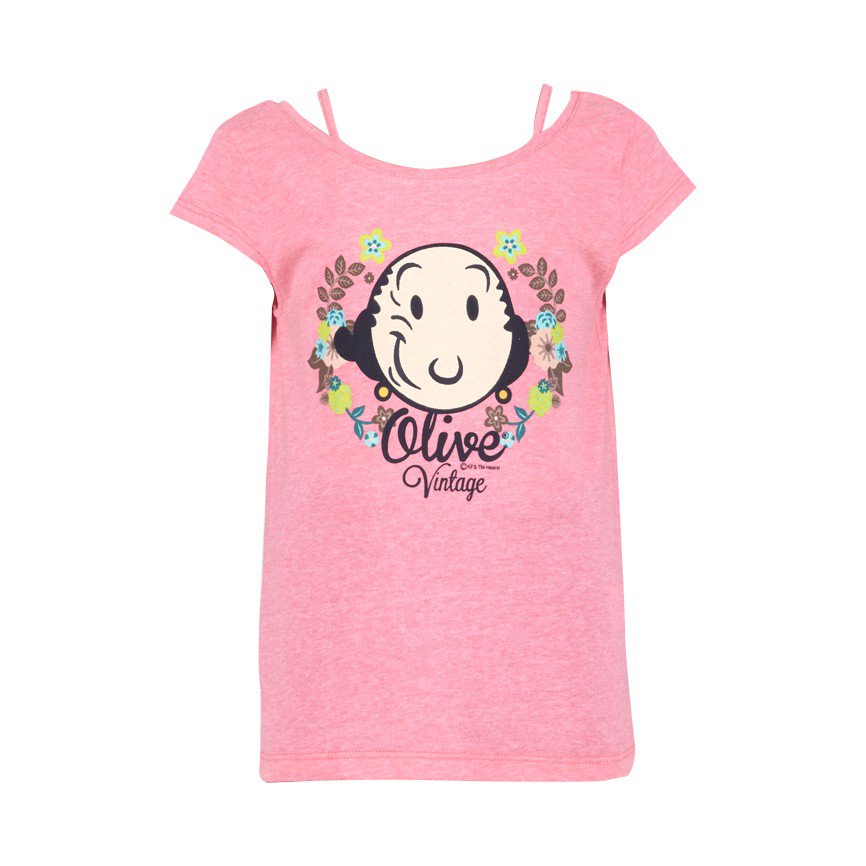 CharacterLandID's tweet photo. Looking for fashionable kids clothes at affordable prices? Check out this Olive Of Popeye Shocking Pink Tshirt. https://t.co/Scz0bOcQ9k