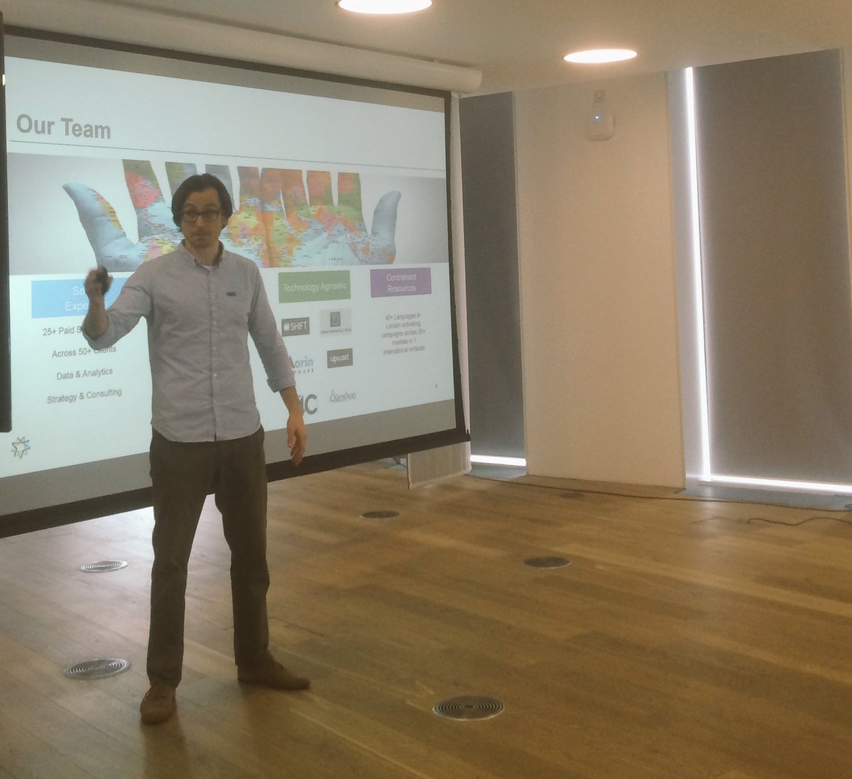 SMGSocialAds's tweet photo. Kicking off the event with Andreas introducing #precisionignite https://t.co/2ajdkDndmK