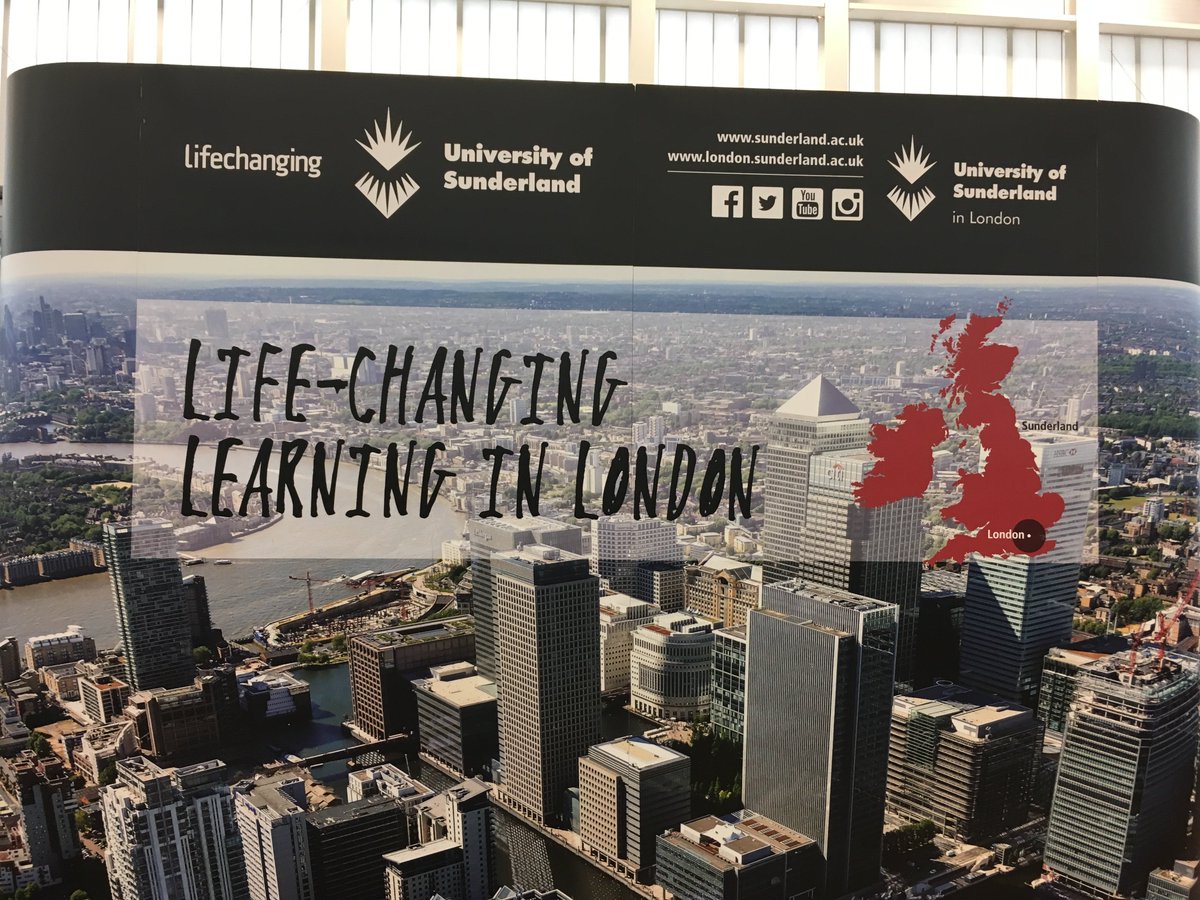 uniofsun_london's tweet image. Get info about @UoSinLondon at the East London UCAS fair at university of east London #lifechanginglearning