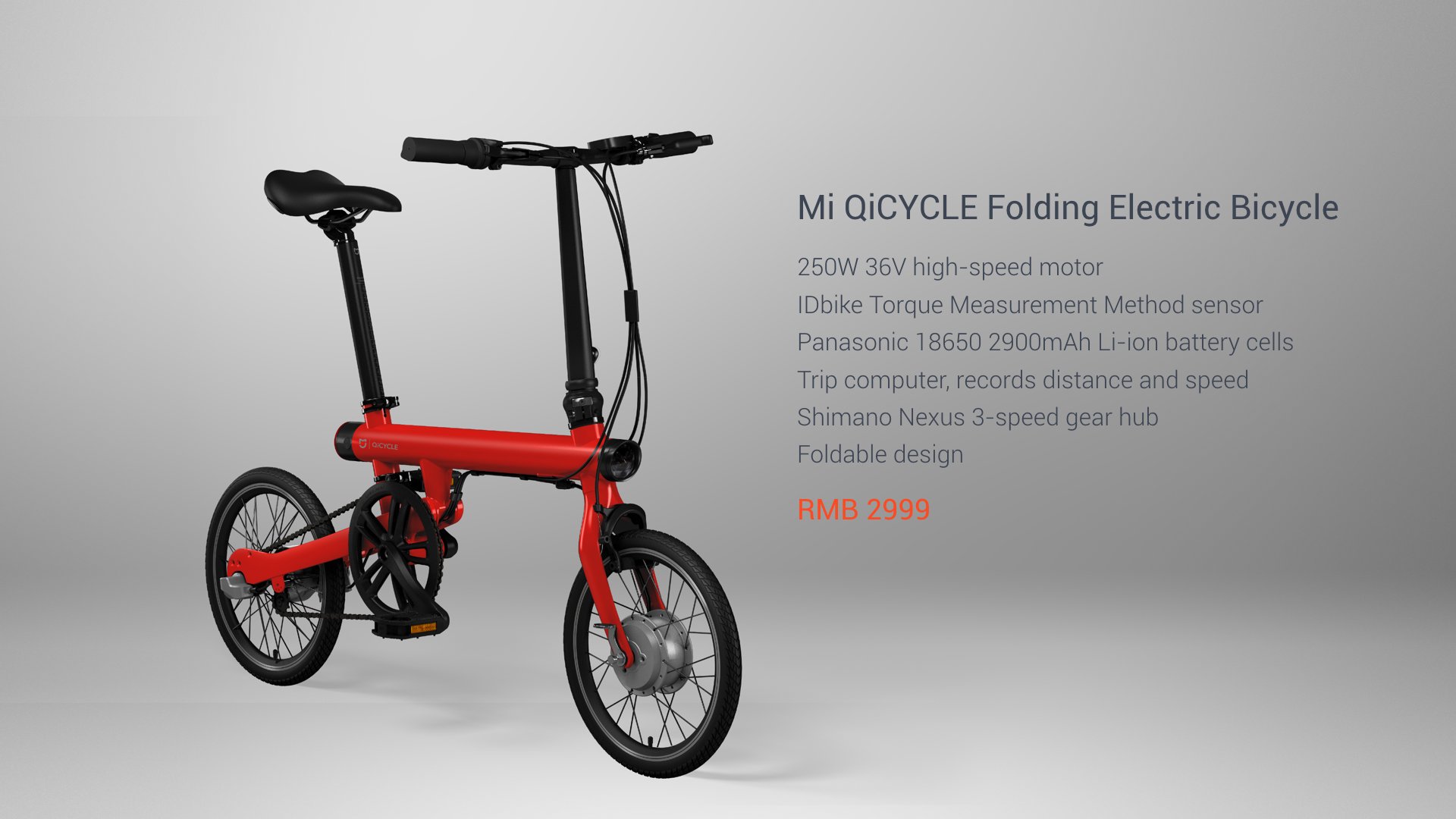Mi qicycle cheap electric bike