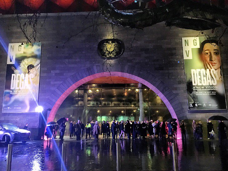 NGVMelbourne's tweet photo. Tonight, Melbourne celebrates the official opening of its #wintermasterpieces, Degas: A New Vision. #NGVDegas https://t.co/RvgaCWK7RI