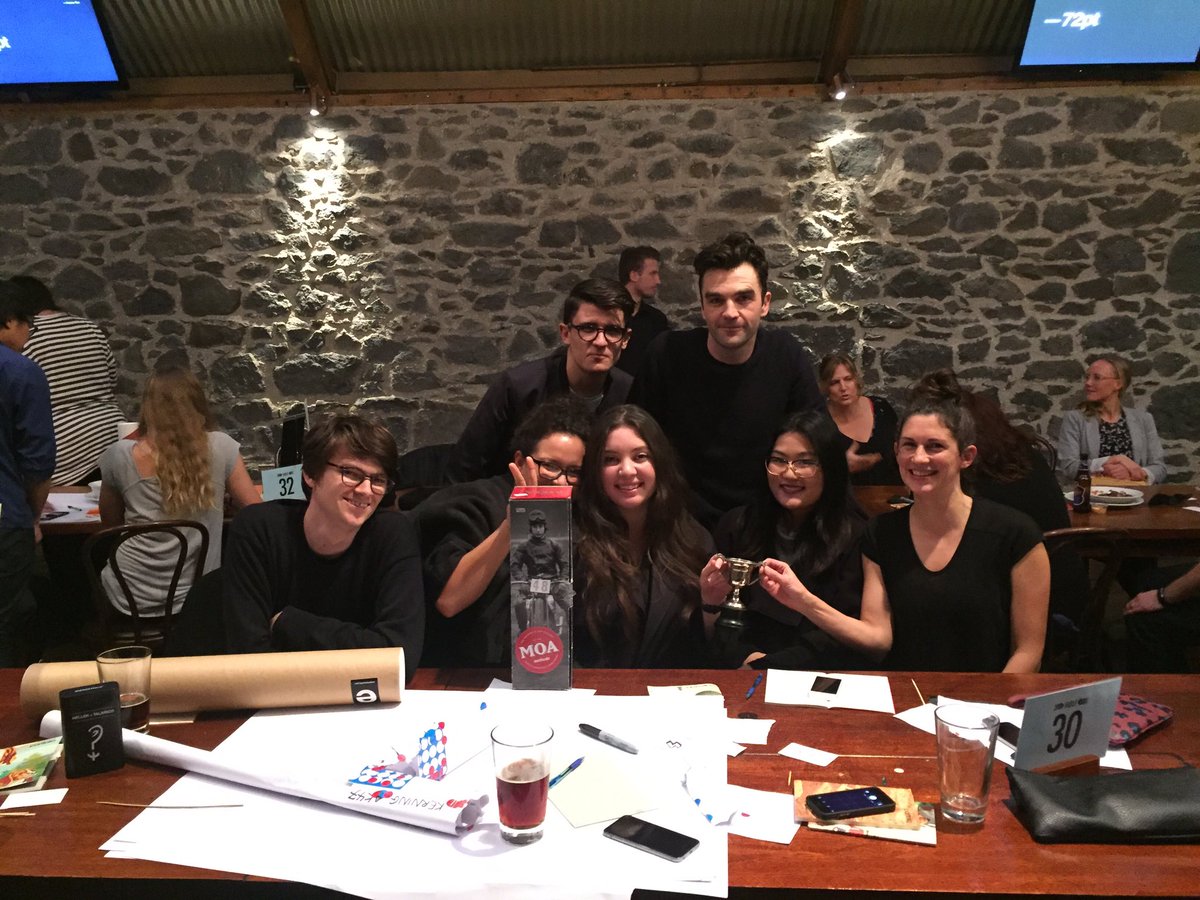 DsgnAssemblyNZ's tweet photo. #Auckland #DAPubQuiz 2016 winners! ^LK https://t.co/vHQfMZlT6R