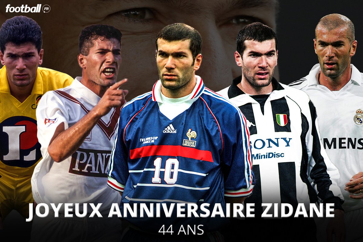 football_fr's tweet image. On souhaite un joyeux anniversaire à Zinédine #Zidane qui fête ses 44 ans aujourd'hui ! #Légende