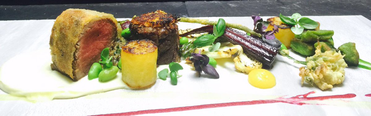 MKCFood's tweet photo. The Award Winning Dish that the judges @HHTAAwards voted for from the finalists cook-off - ‘Beef and Beets’ https://t.co/JAtsCBxIrO