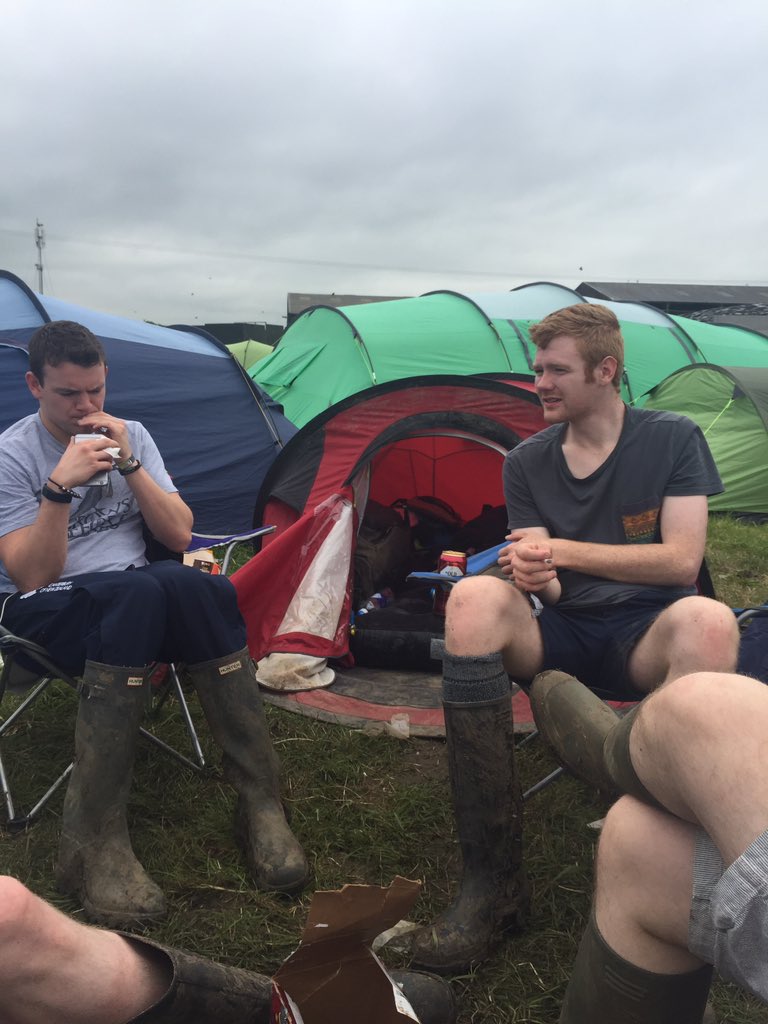 Bushy Ground Boys! Glasto16