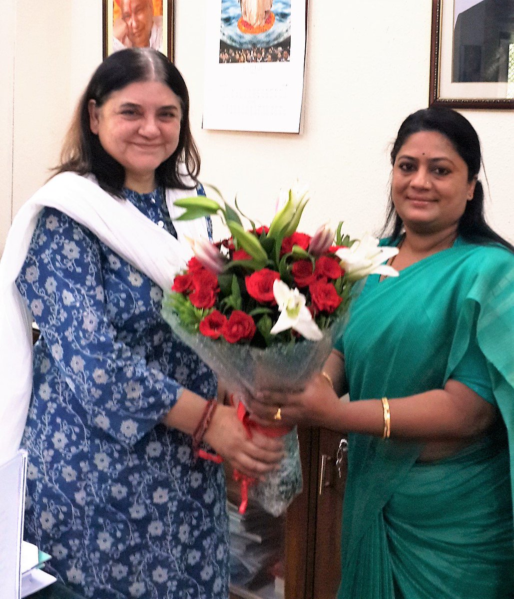 Met Smt. Divyaprabha Gowda, Chairperson, Karnataka State Social Welfare Board to hear about their Welfare Schemes.