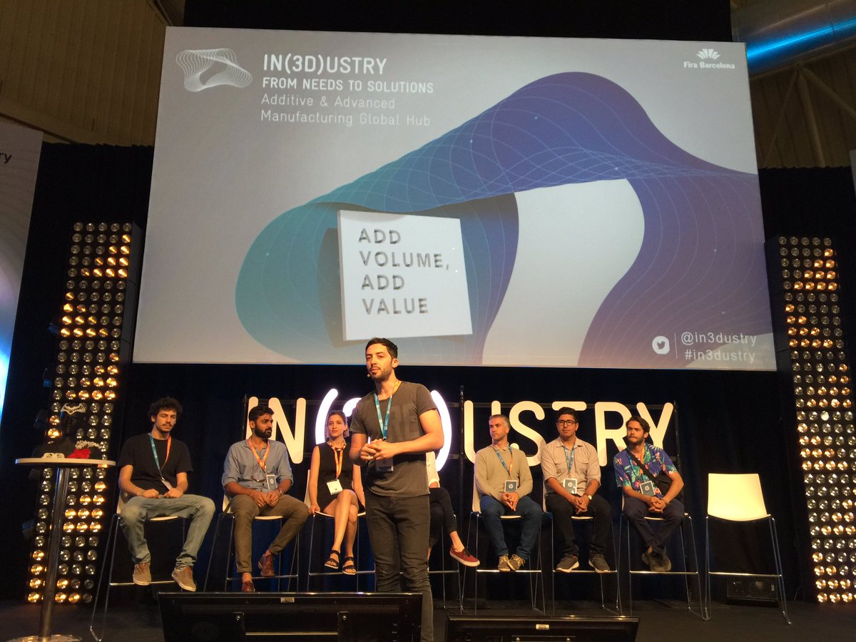 industry_arena's tweet photo. #IMPRIMIDA workshop participants presenting the created projects at @IAAC @sonarplusd and @in3dustry #in3dustry https://t.co/eh8E260UxR