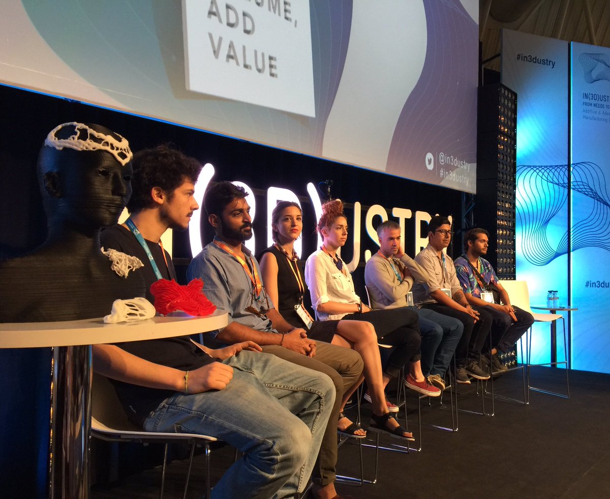 industry_arena's tweet photo. #IMPRIMIDA workshop participants presenting the created projects at @IAAC @sonarplusd and @in3dustry #in3dustry https://t.co/eh8E260UxR