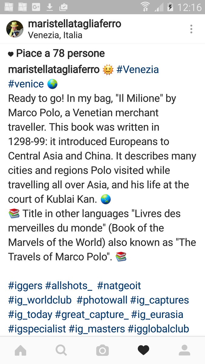 🌞 #Venezia #Venice #China #Asia #MarcoPolo #ilMilione 
The #travels of @MarcoPolo_citta 🌏📚
instagram.com/p/BG_Ya3rqOqh/