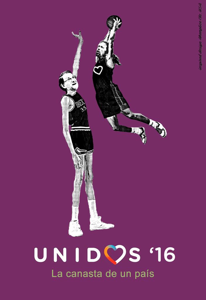 Dunk for change, vote for #UnidosPodemos inspired design <a href="/Akomplice/">akomplice</a> from the USA to Spain @ahorapodemos @iunida