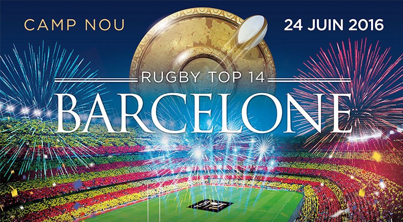 RevistaESport's tweet photo. El Camp Nou acogerá mañana por primera vez un partido de rugby: la final del Top 14 de la Liga Francesa. https://t.co/k6znXuGiG8