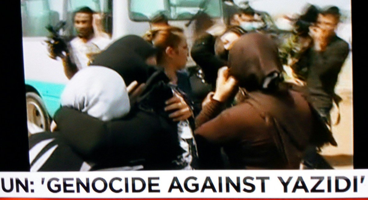 Isis committing genocide against the Yazidi Christian tribe of Iraq now