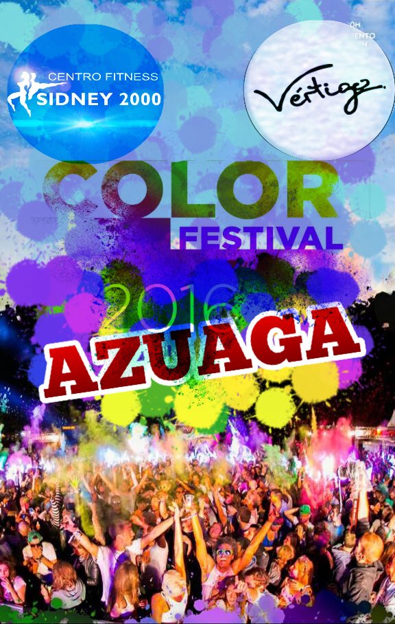 GimnasioSidney2's tweet photo. Festival del color en Azuaga https://t.co/a3iUvlaaWl